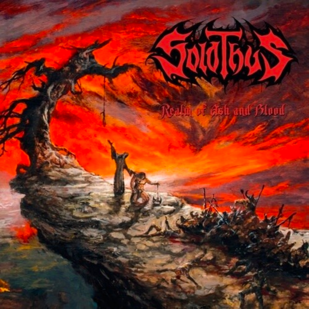 SOLOTHUS 'REALM OF ASH AND BLOOD' LP (Transparent Red & Orange Vinyl)