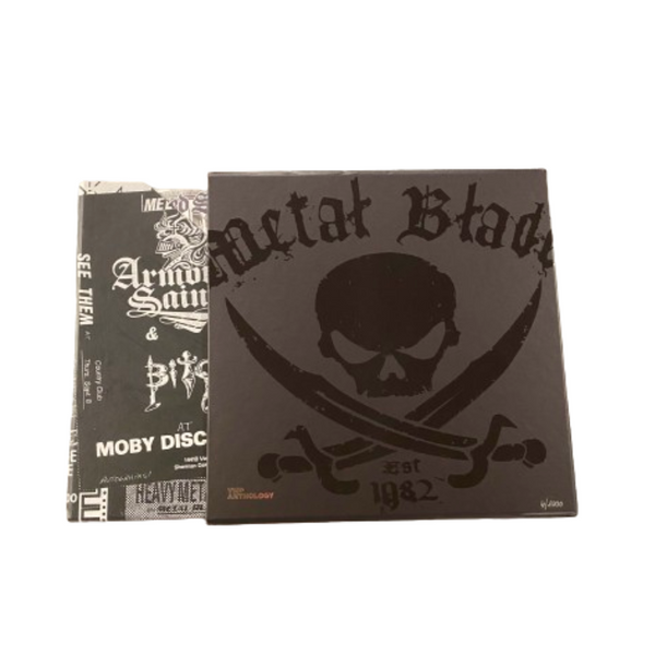 VARIOUS ARTISTS 'VMP ANTHOLOGY: THE STORY OF METAL BLADE' LIMITED-EDITION LP VINYL BOX SET *BLEMISHED BOX*