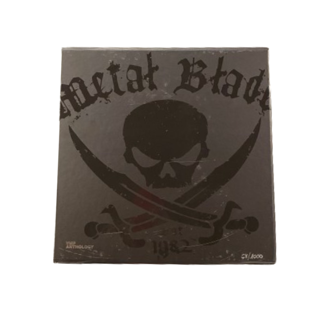 VARIOUS ARTISTS 'VMP ANTHOLOGY: THE STORY OF METAL BLADE' LIMITED-EDITION LP VINYL BOX SET *BLEMISHED BOX*