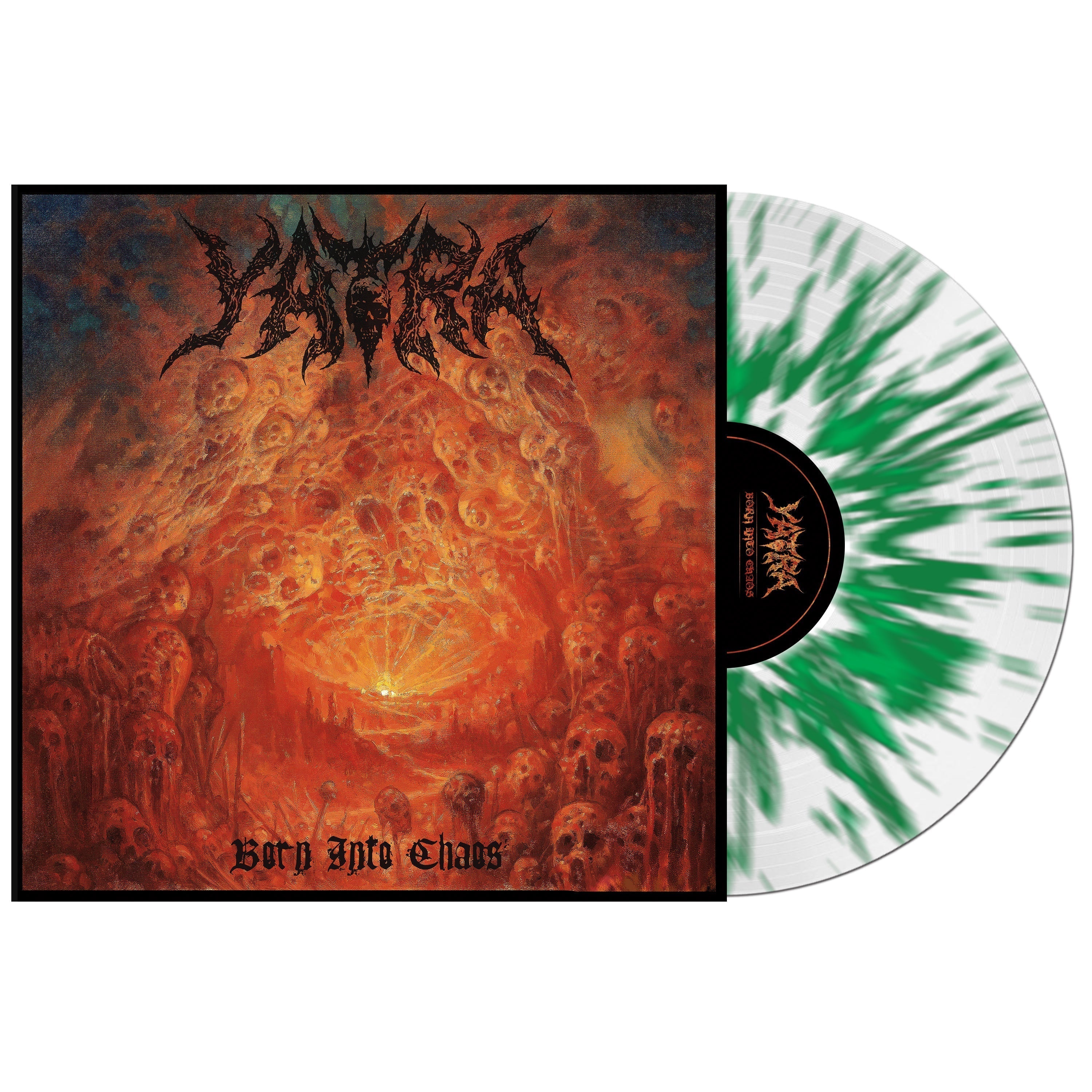 YATRA 'BORN INTO CHAOS' LP (Clear w/ Green Splatter)
