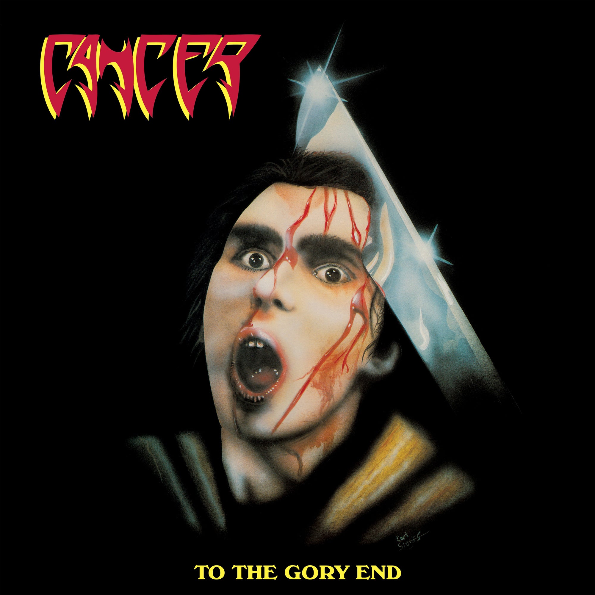 CANCER 'TO THE GORY END' LP
