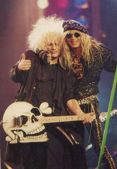 OFFICIAL B.C. RICH® CUSTOM SKULL MINIATURE GUITAR REPLICA - C.C. DEVILLE - POISON