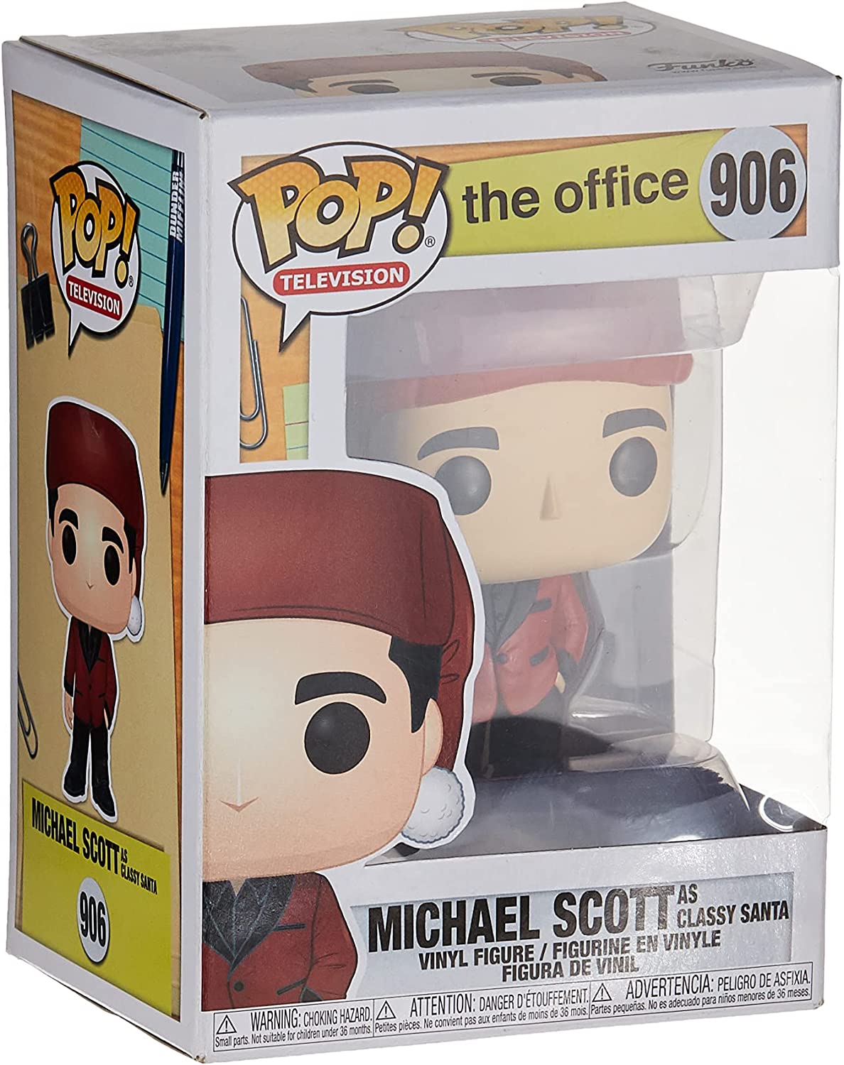 THE OFFICE MICHAEL AS CLASSY SANTA FUNKO POP! TV FIGURE