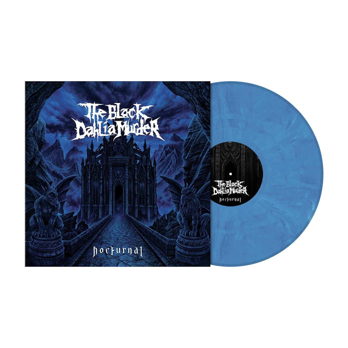 THE BLACK DAHLIA MURDER 'NOCTURNAL' LP (Blue/Black/Gray Marble Vinyl)