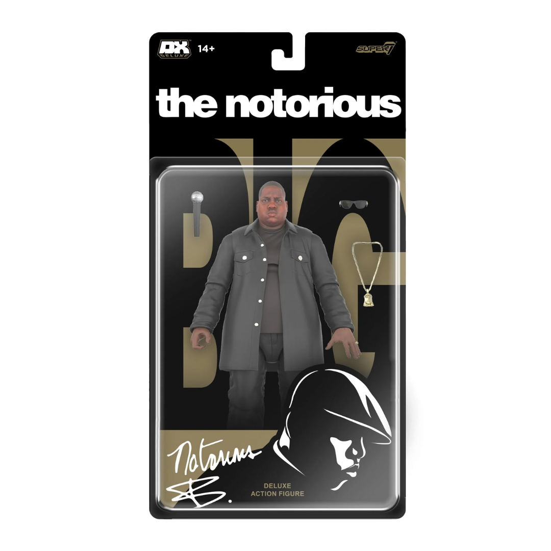 NOTORIOUS B.I.G. DELUXE BIGGIE REACTION FIGURE