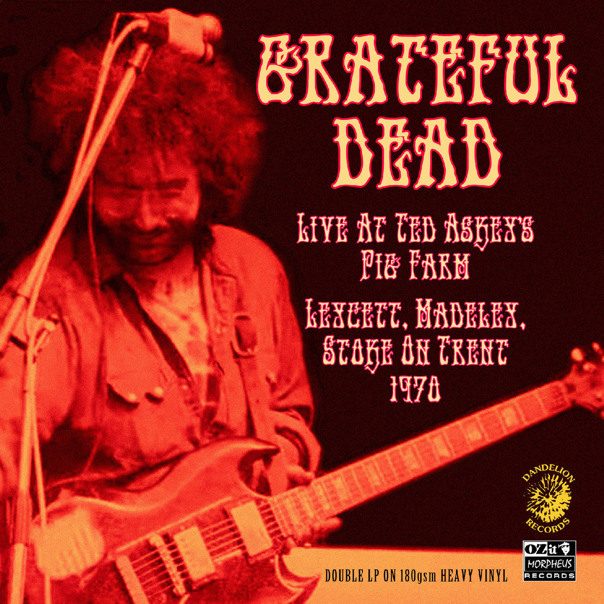 GRATEFUL DEAD 'LIVE AT TED ASKEY'S PIG FARM 1970' 2LP (Red Vinyl)