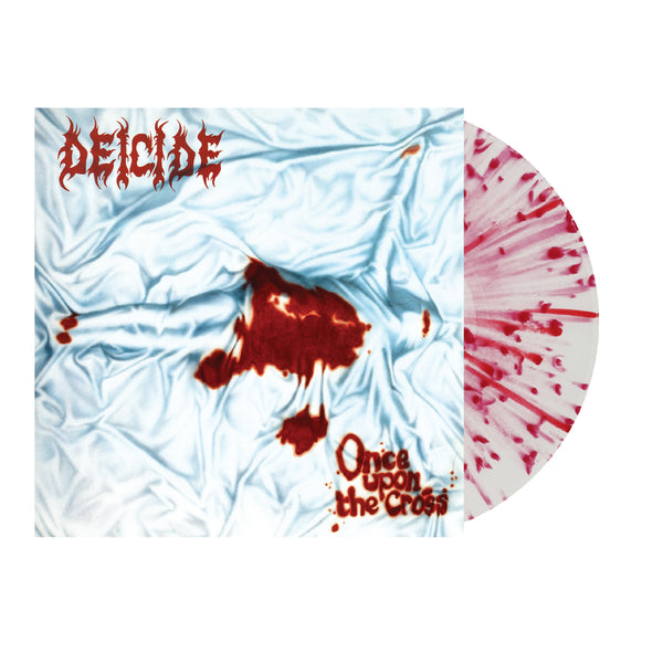 DEICIDE DEICIDE レコード LP DEICIDE 'ONCE UPON THE CROSS' LP (Remastered, Milky Clear w/Blood Spla
