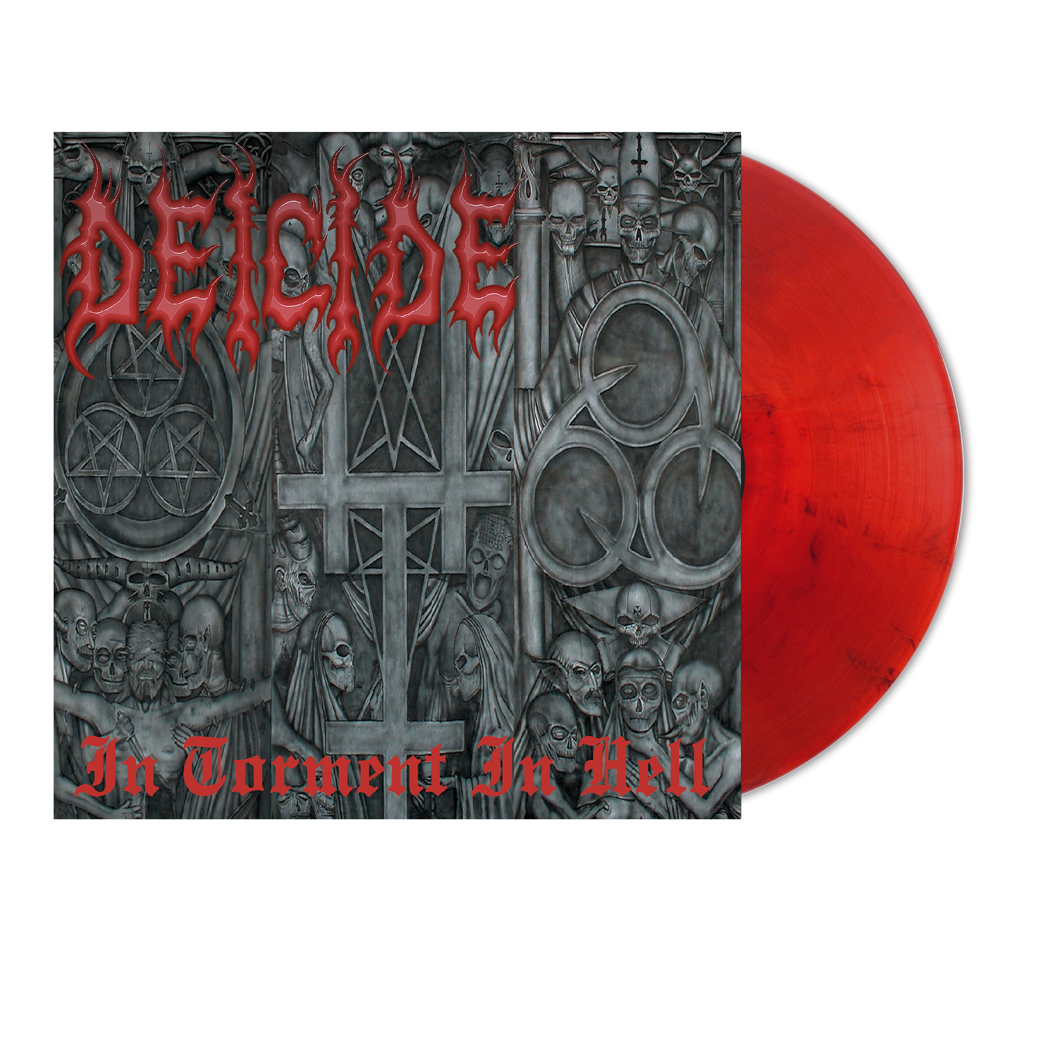 DEICIDE DEICIDE レコード LP DEICIDE 'IN TORMENT IN HELL' LP (Red Smoke Vinyl)