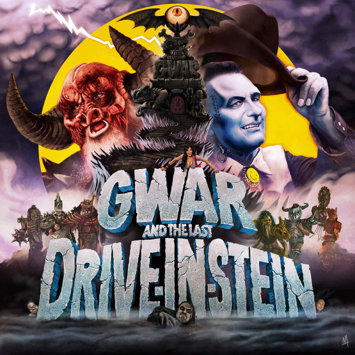 GWAR, JOHN BRENNAN AND THE BIGFEET 'GWAR AND THE LAST DRIVE-IN-STEIN' CD