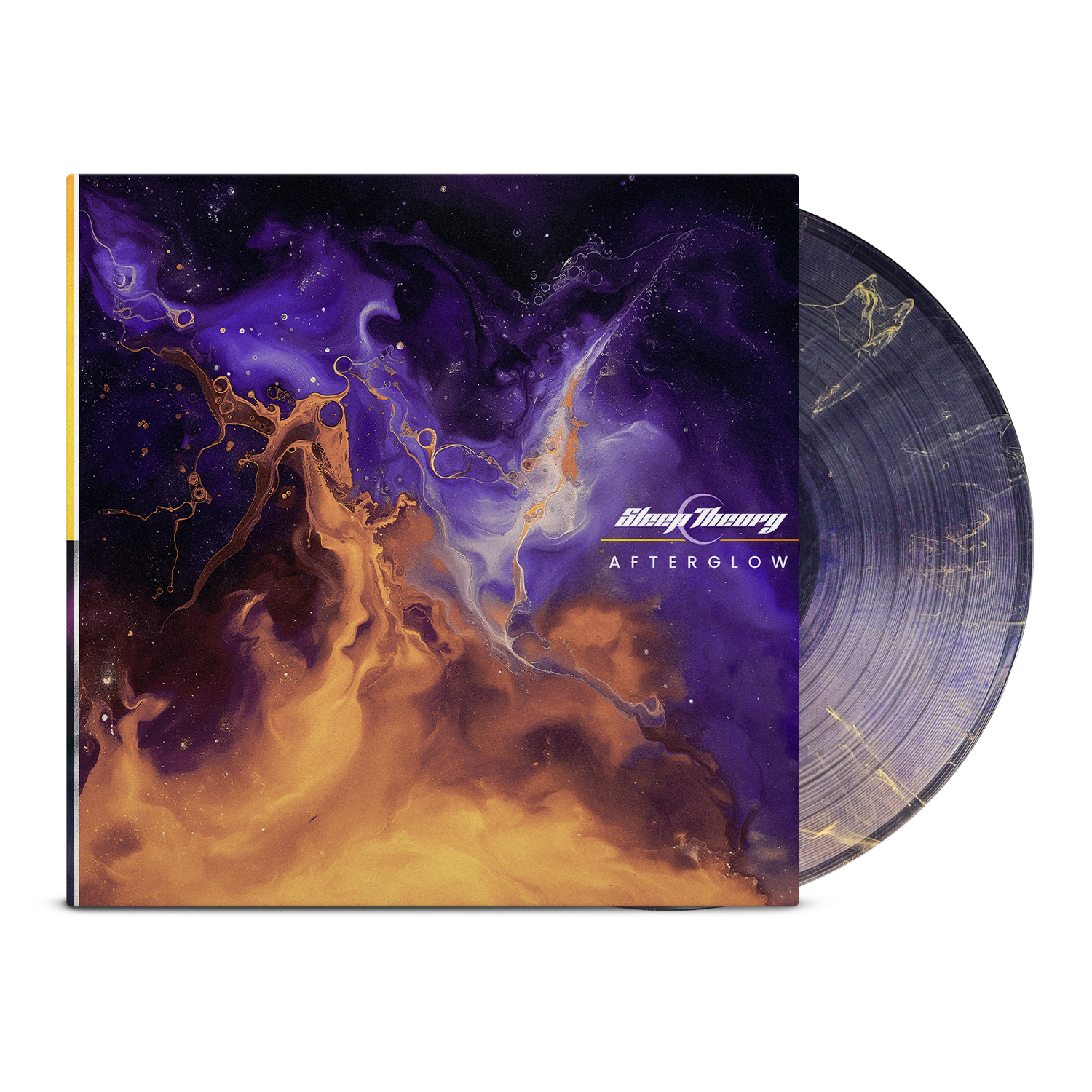 SLEEP THEORY ‘AFTERGLOW’ LP (Limited Edition – Only 300 made, Clear w/ Yellow & Purple Swirl Vinyl)