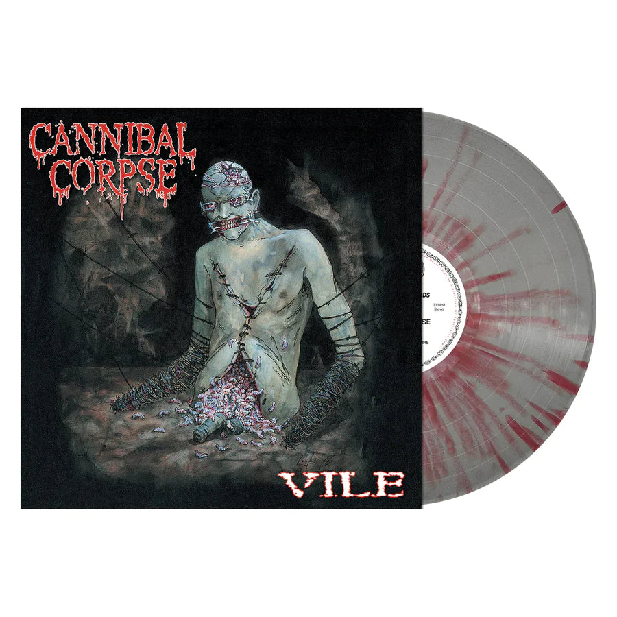 CANNIBAL CORPSE 'VILE' LP (Silver w/ Red Splatter Vinyl)