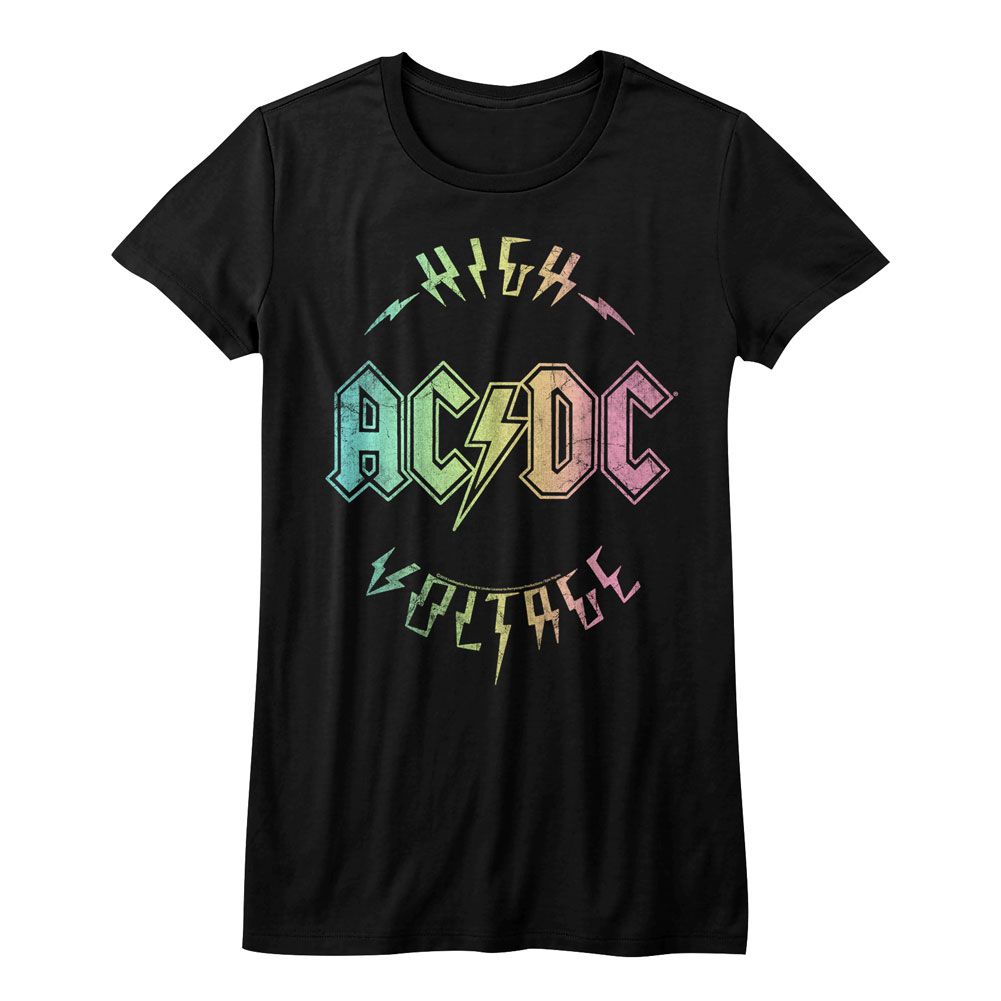 AC/DC - MULTICOLOR VOLTAGE LADIES SHIRT