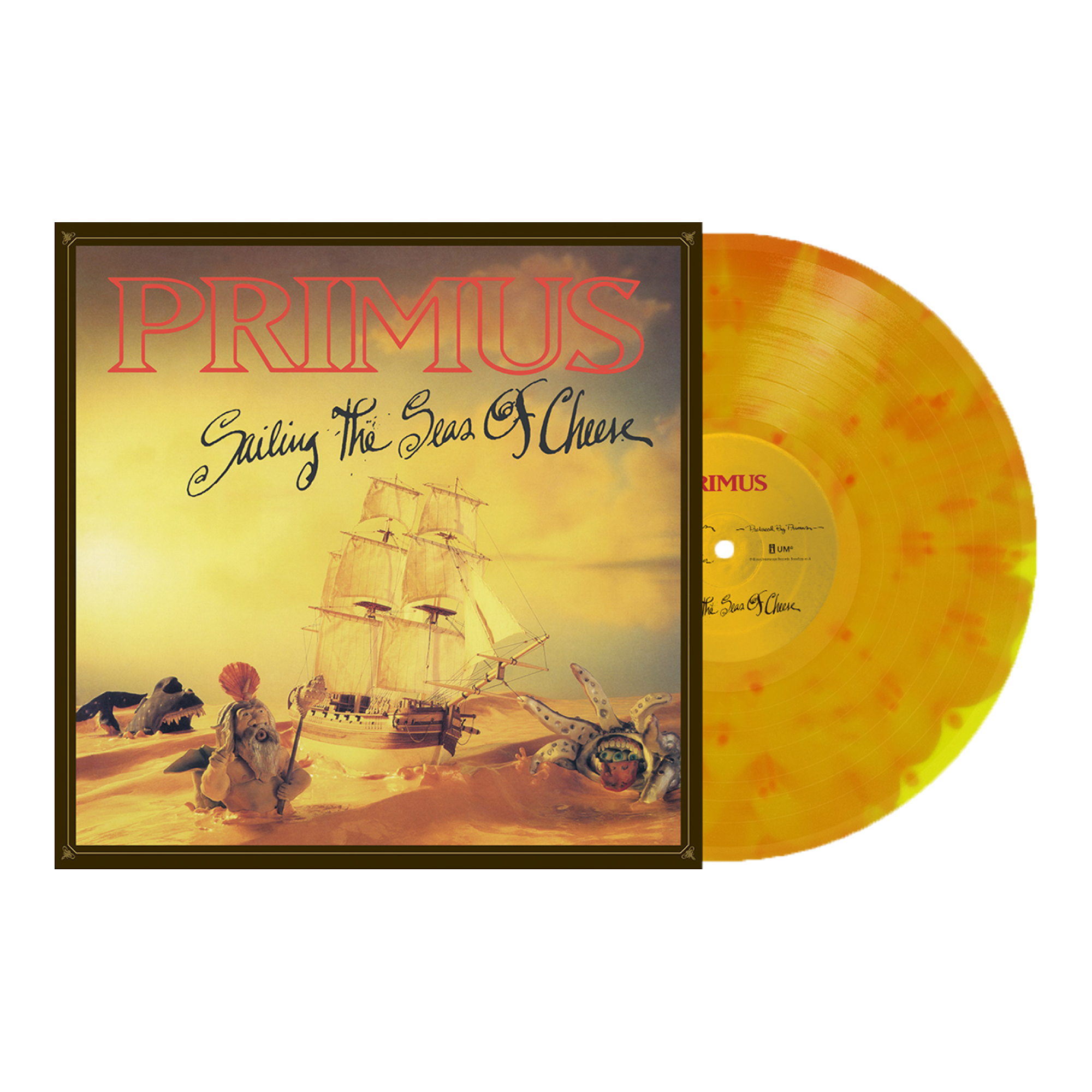 PRIMUS ‘SAILING THE SEAS OF CHEESE’ LP (Limited Edition – Cheese Melt Vinyl)