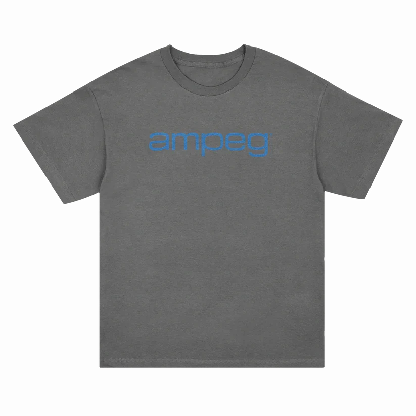 AMPEG VINTAGE BLUELINE GREY T-SHIRT