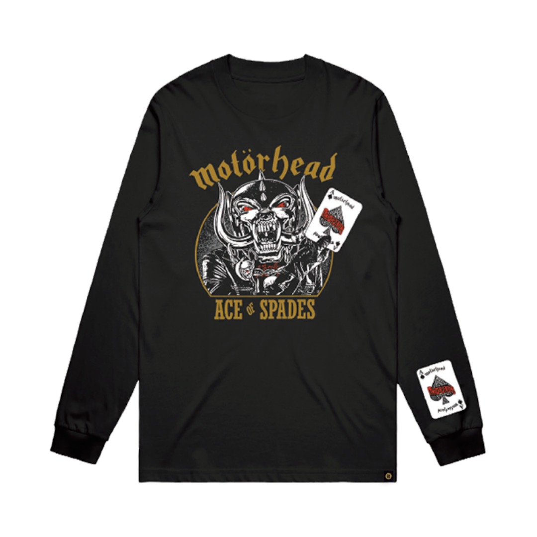 MOTORHEAD 'ACE OF SPADES' EXCLUSIVE T-SHIRT LONG SLEEVE