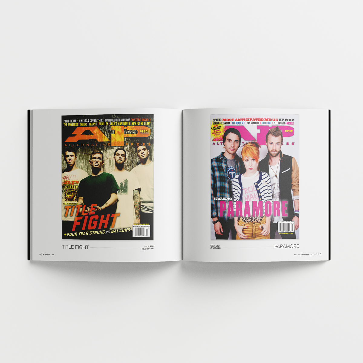 ALTERNATIVE PRESS 40TH ANNIVERSARY COLLECTOR'S BOOK