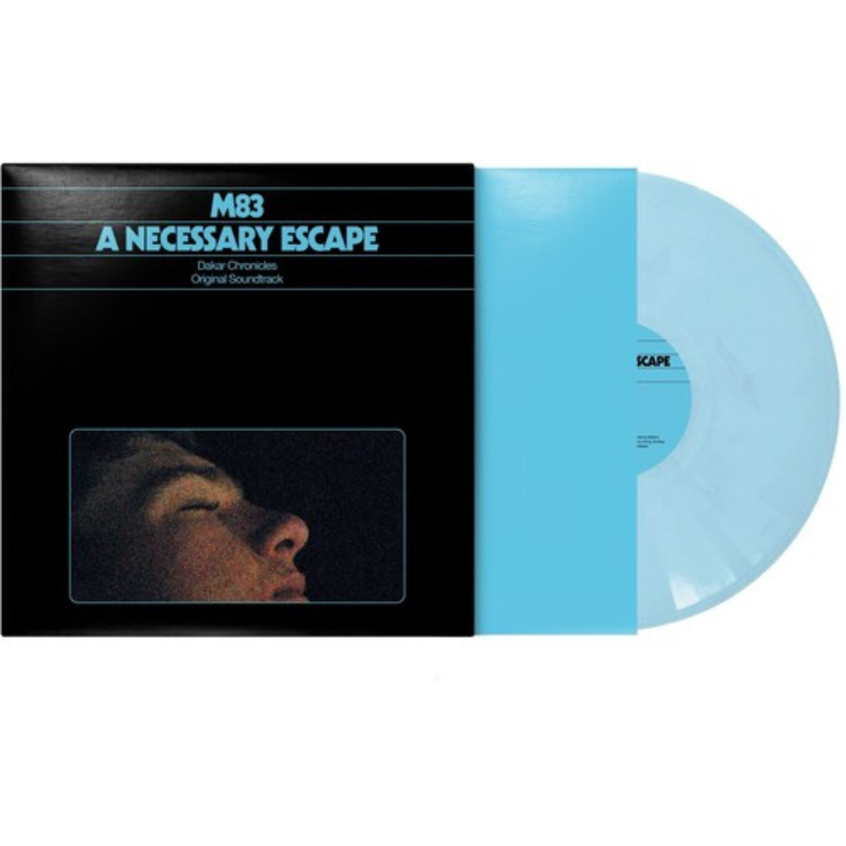M83 'A NECESSARY ESCAPE - DAKAR CHRONICLES (ORIGINAL SOUNDTRACK)' LP (Transparent Marbled Turquoise Vinyl)