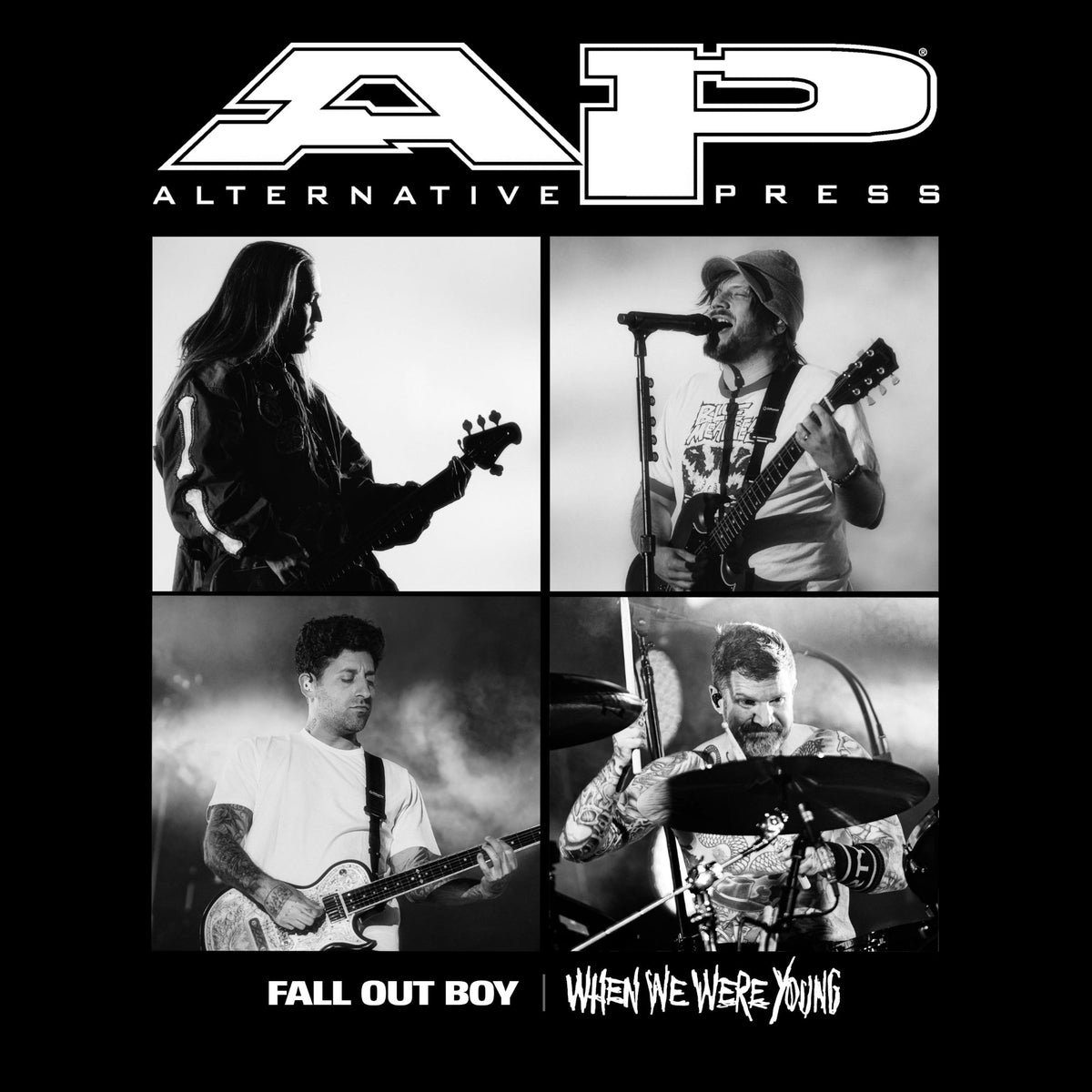 ALTERNATIVE PRESS WINTER 2024 ISSUE FEATURING WHEN WE WERE YOUNG w/ FALL OUT BOY