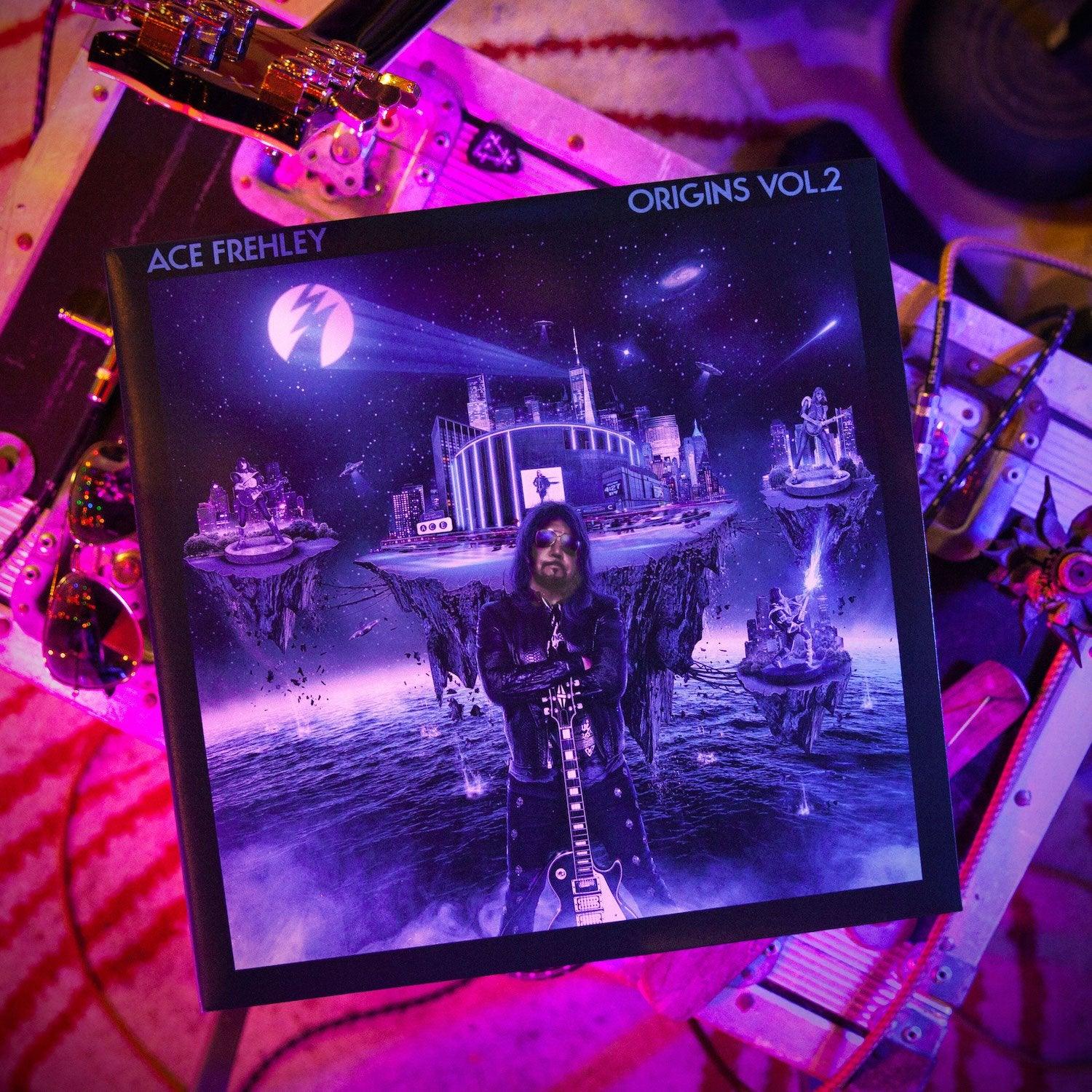 ACE FREHLEY 'ORIGINS VOL. 2' LP (Silver Black Ice Vinyl)