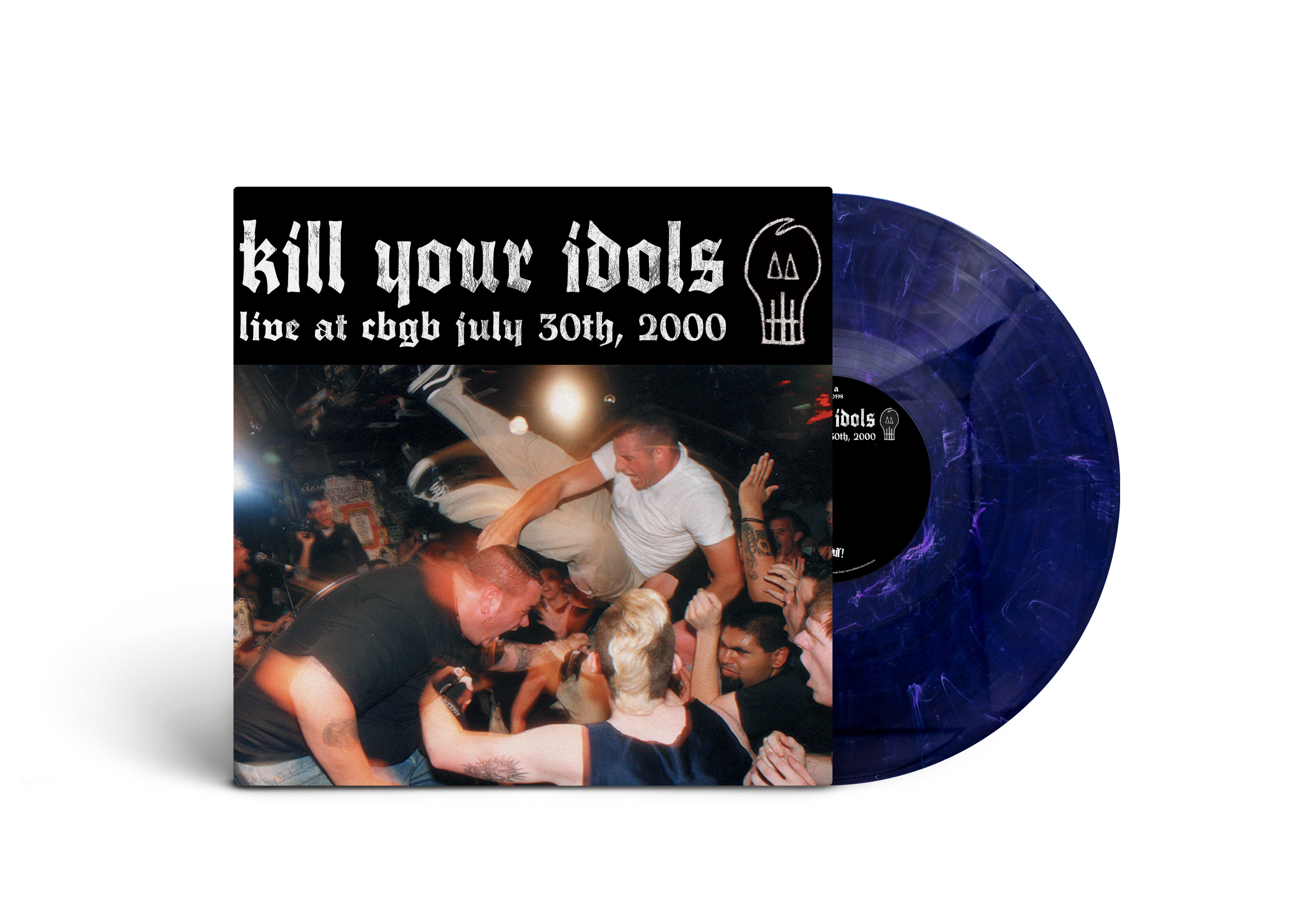 KILL YOUR IDOLS ‘LIVE AT CBGB’ LP (Limited Edition – Only 100 Made, Deep Purple Swirl Vinyl)