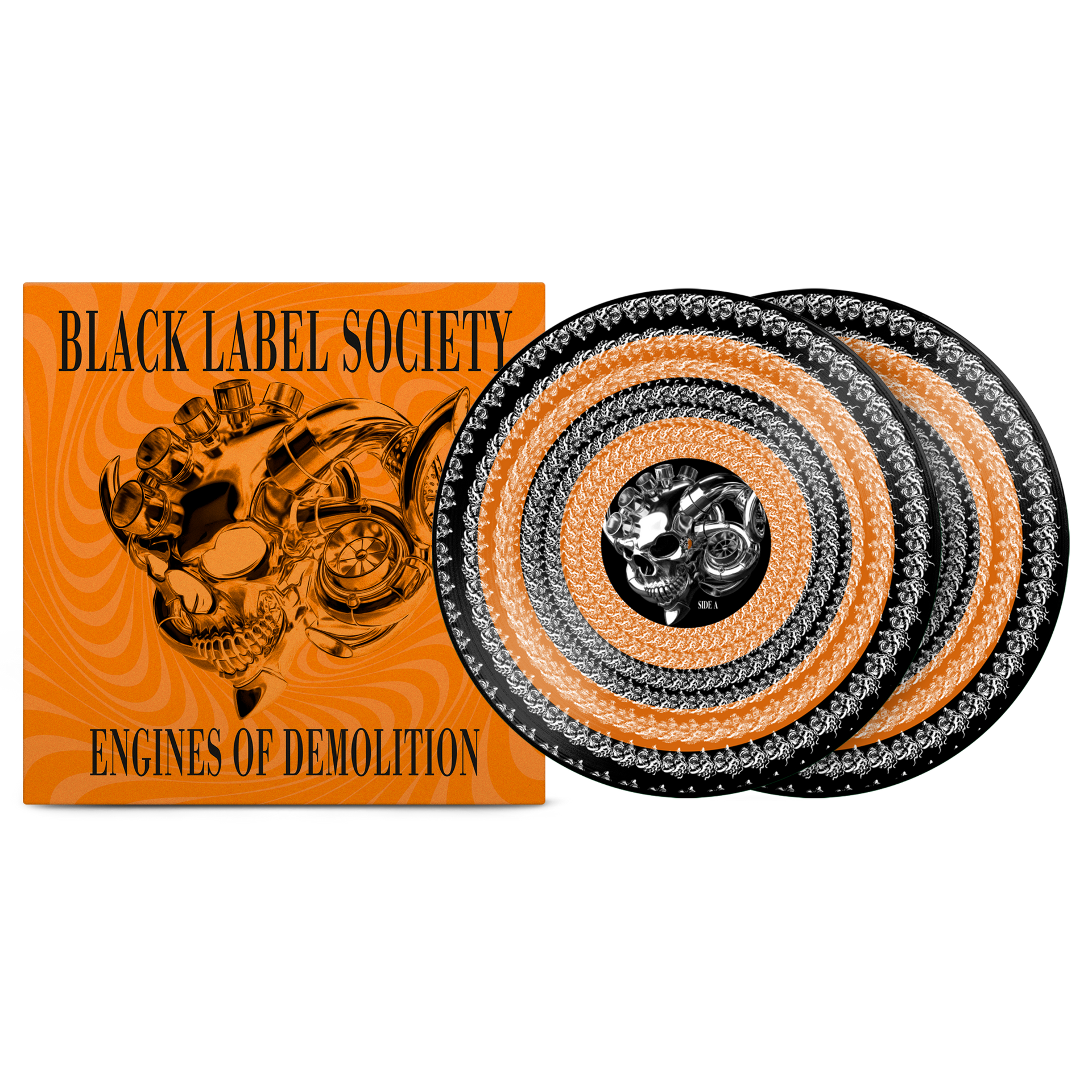 BLACK LABEL SOCIETY 'ENGINES OF DEMOLITION' LP (Orange Zoetrope Vinyl)