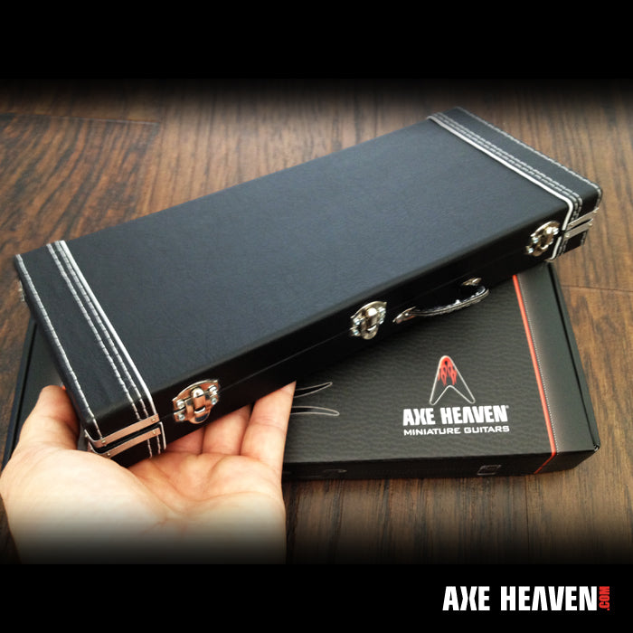 AXE HEAVEN® Miniature Classic Black Guitar Case Replica