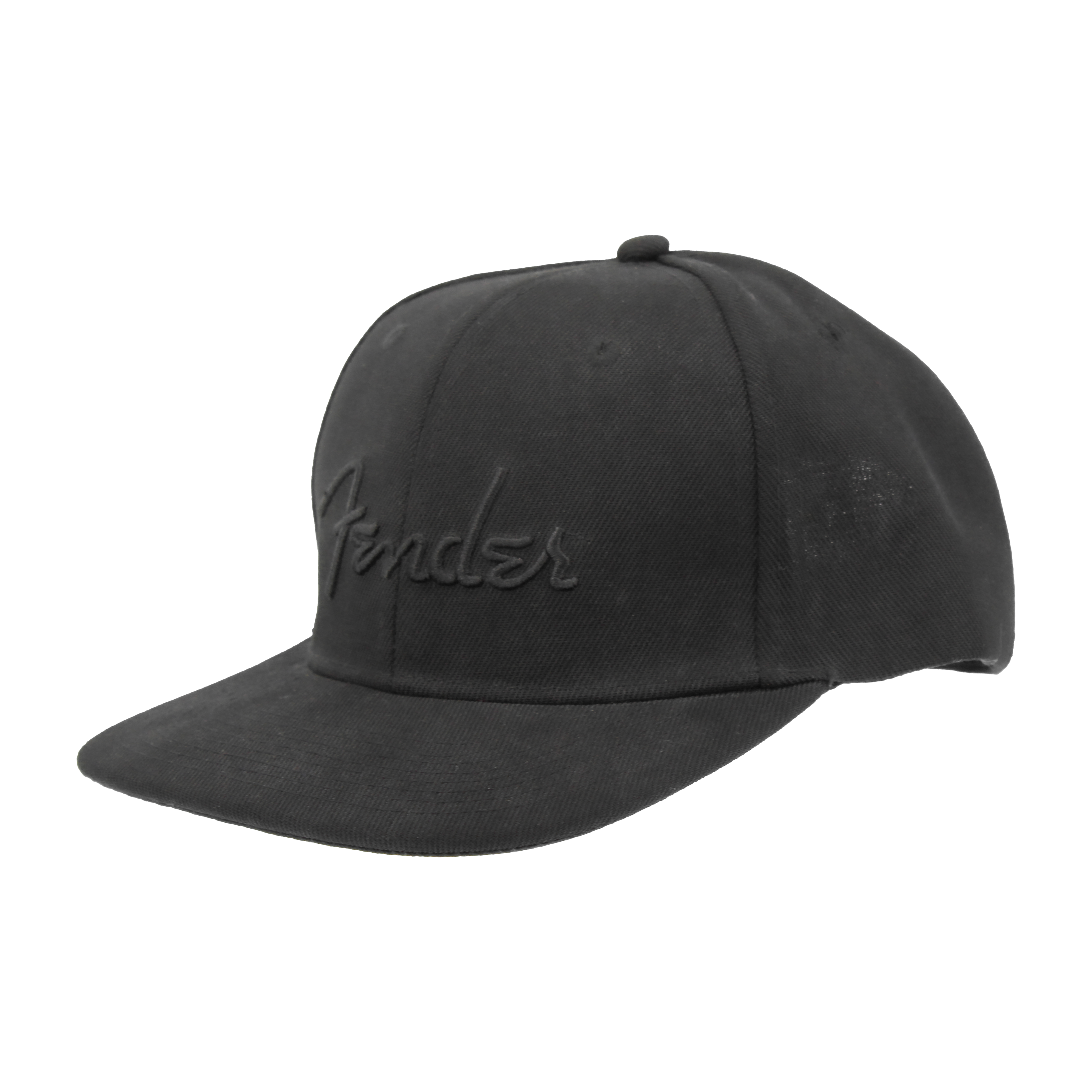 FENDER BLACK FLAT BILL HAT