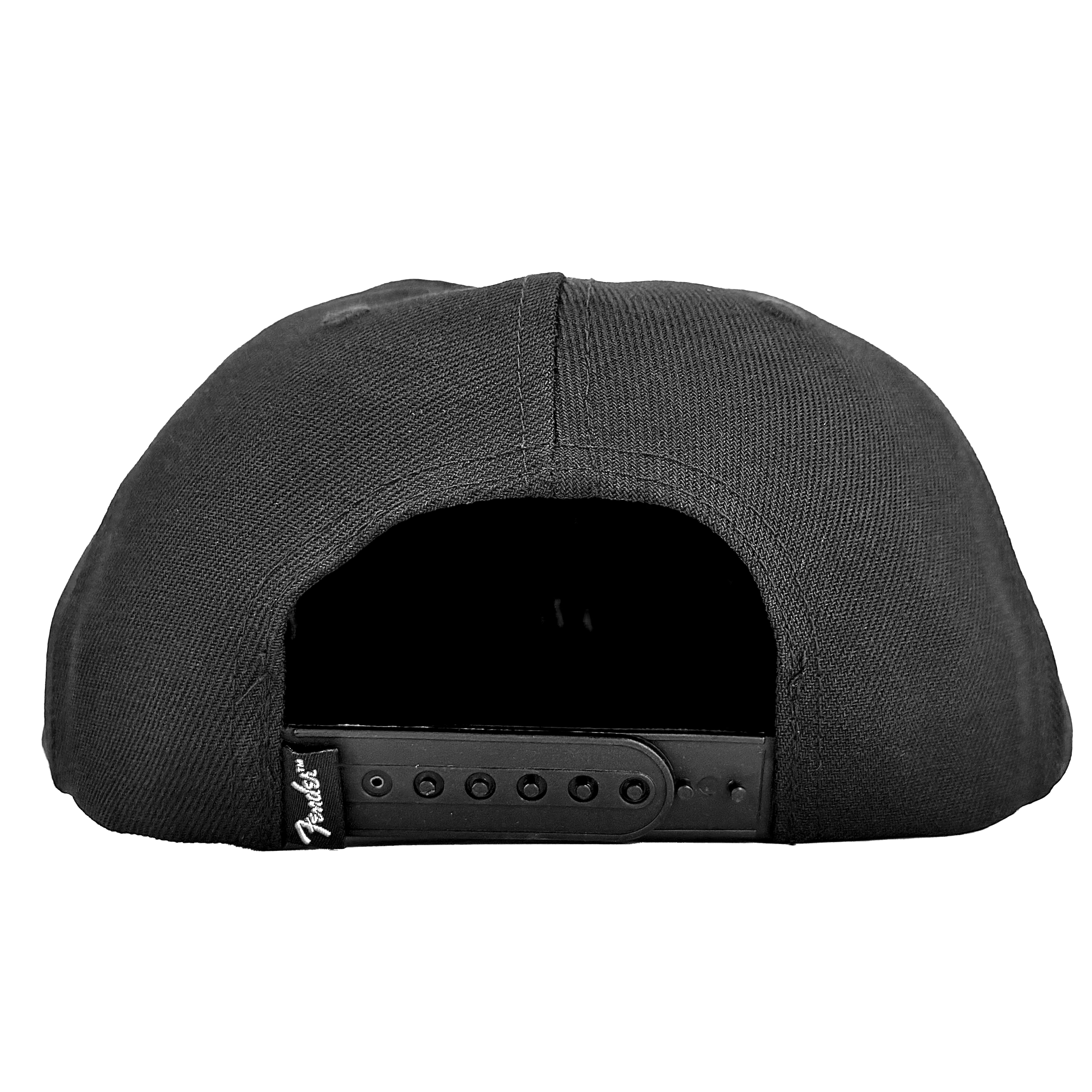 FENDER BLACK FLAT BILL HAT