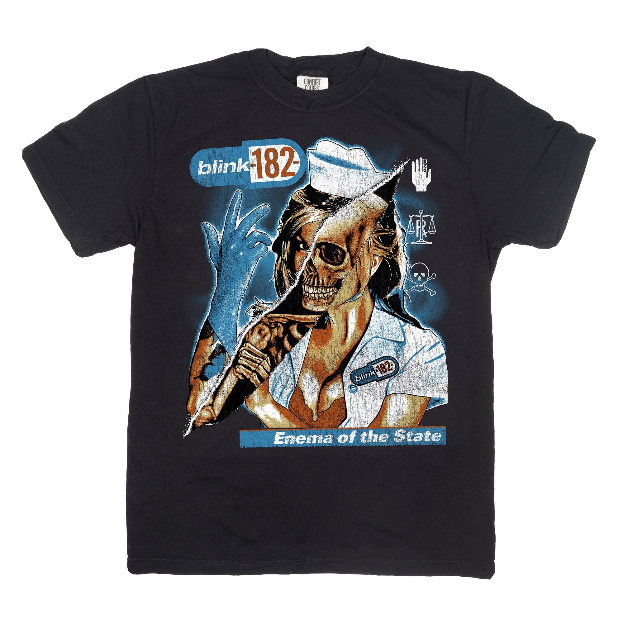 BLINK 182 ENEMA OF THE STATE ADULT T-SHIRT