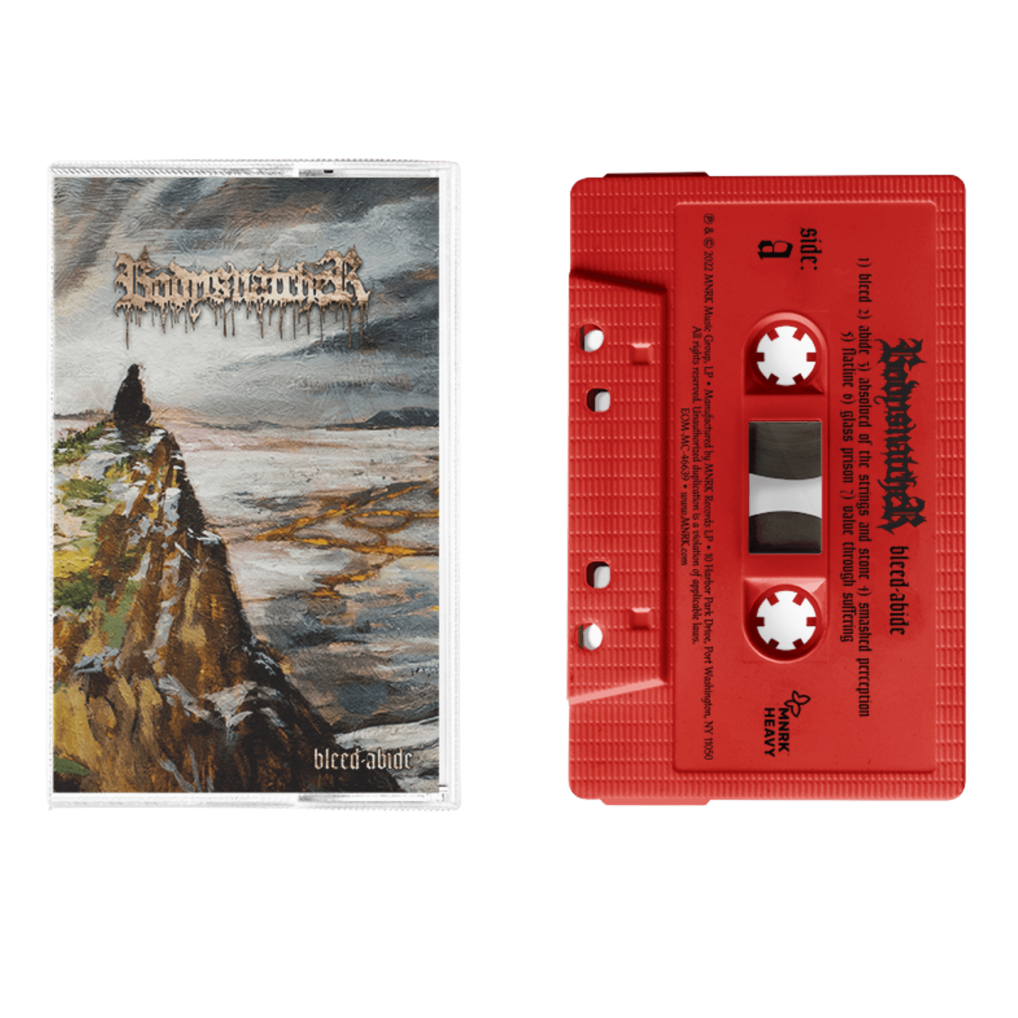 BODYSNATCHER 'BLEED-ABIDE' CASSETTE (Red)