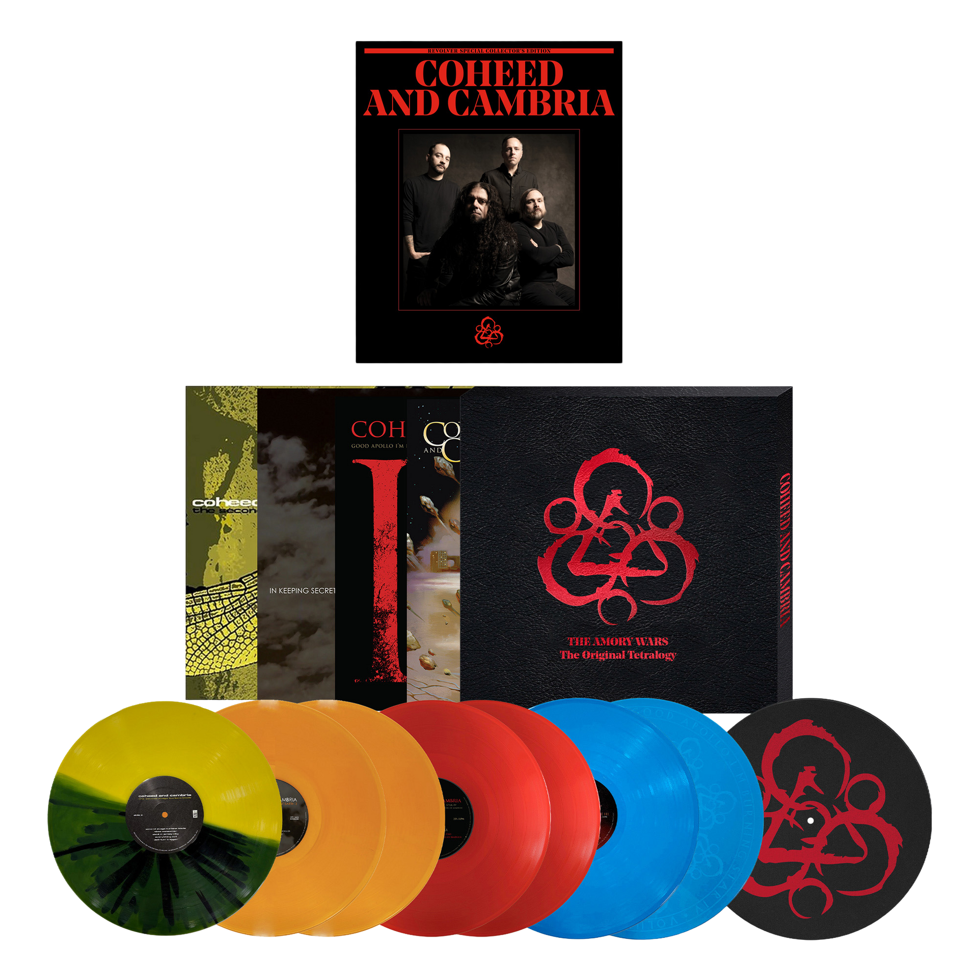 COHEED AND CAMBRIA x REVOLVER: LP COLLECTION BOX SET COHEED AND CAMBRIA x REVOLVER: LP COLLECTION BOX SET