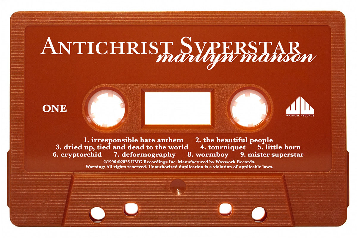 MARILYN MANSON ‘ANTICHRIST SUPERSTAR’ 30TH ANNIVERSARY CASSETTE
