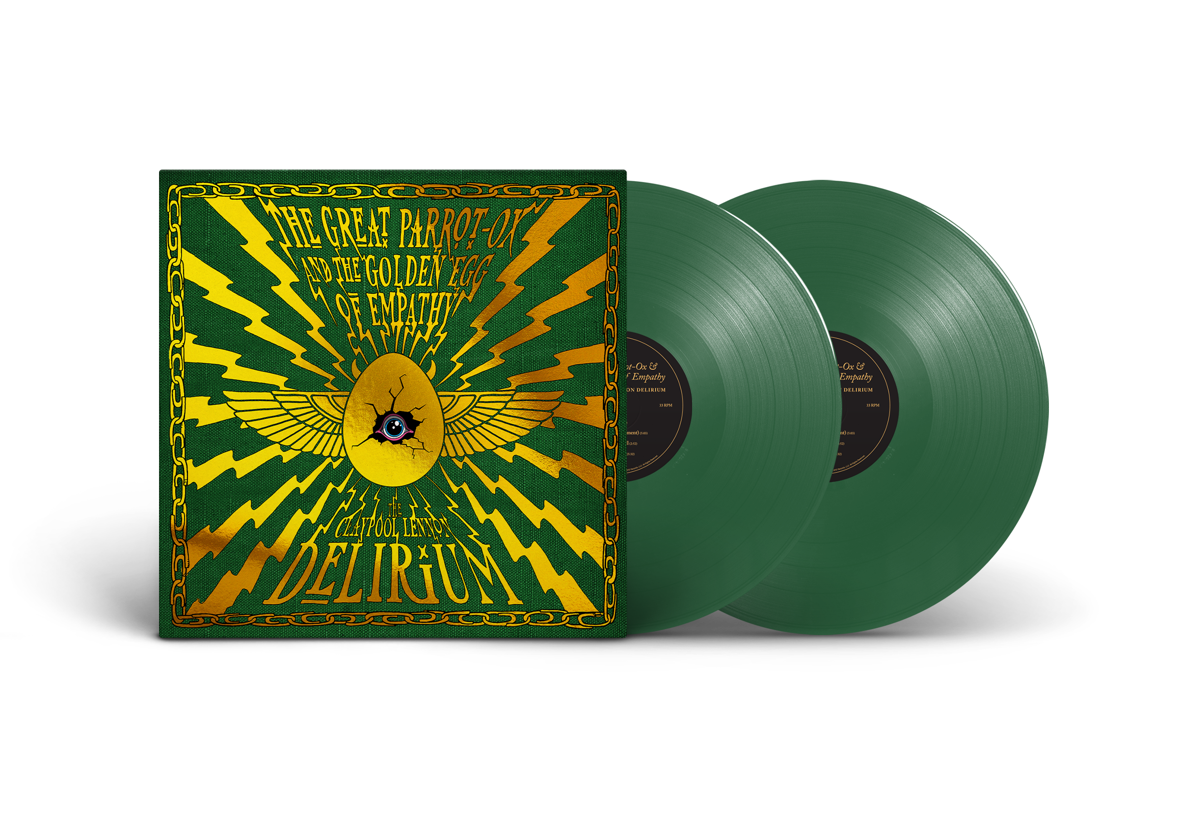 THE CLAYPOOL-LENNON DELIRIUM ‘THE GREAT PARROT-OX AND THE GOLDEN EGG OF EMPATHY’ 2LP (Green Vinyl)