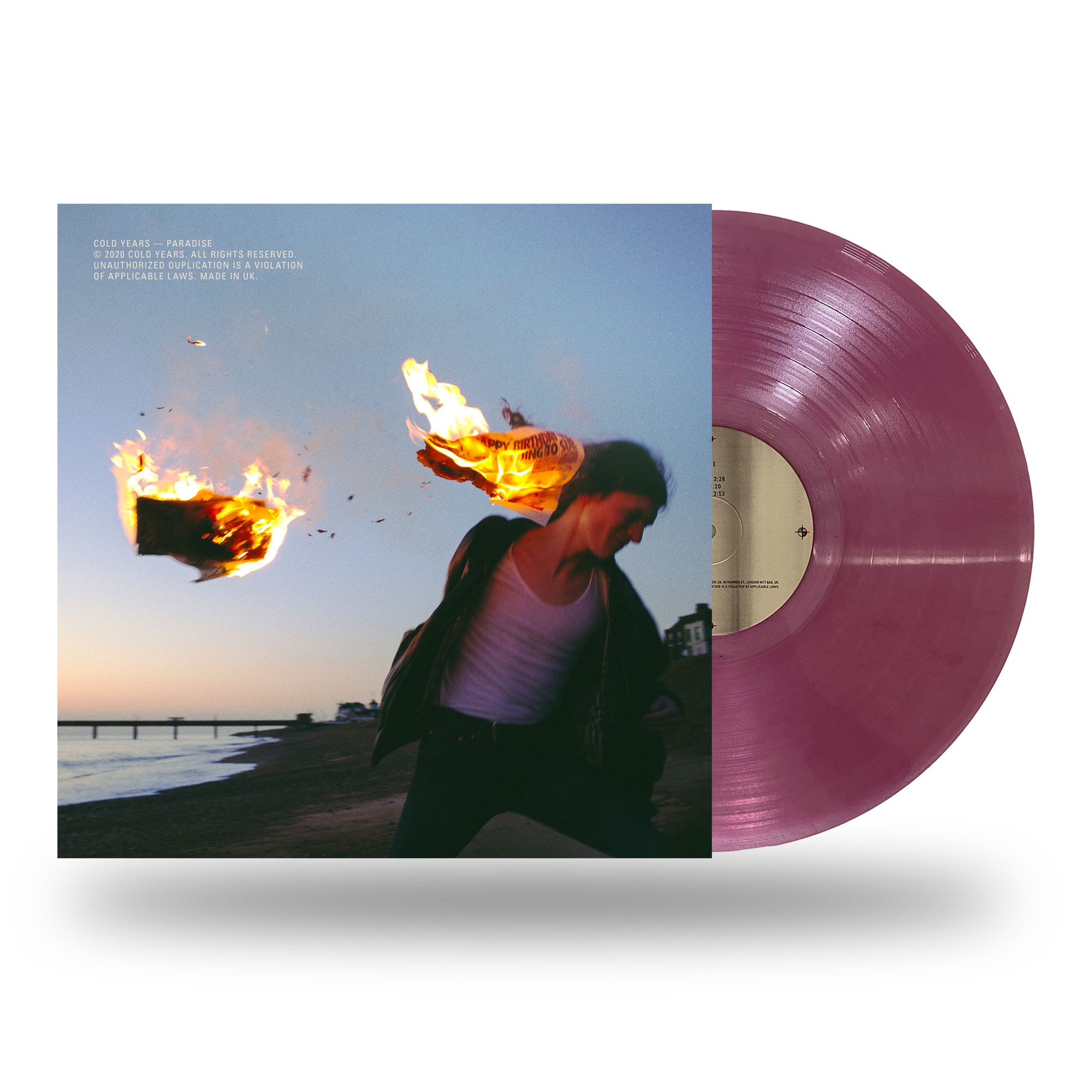 COLD YEARS 'PARADISE' LP (Translucent Purple Vinyl)