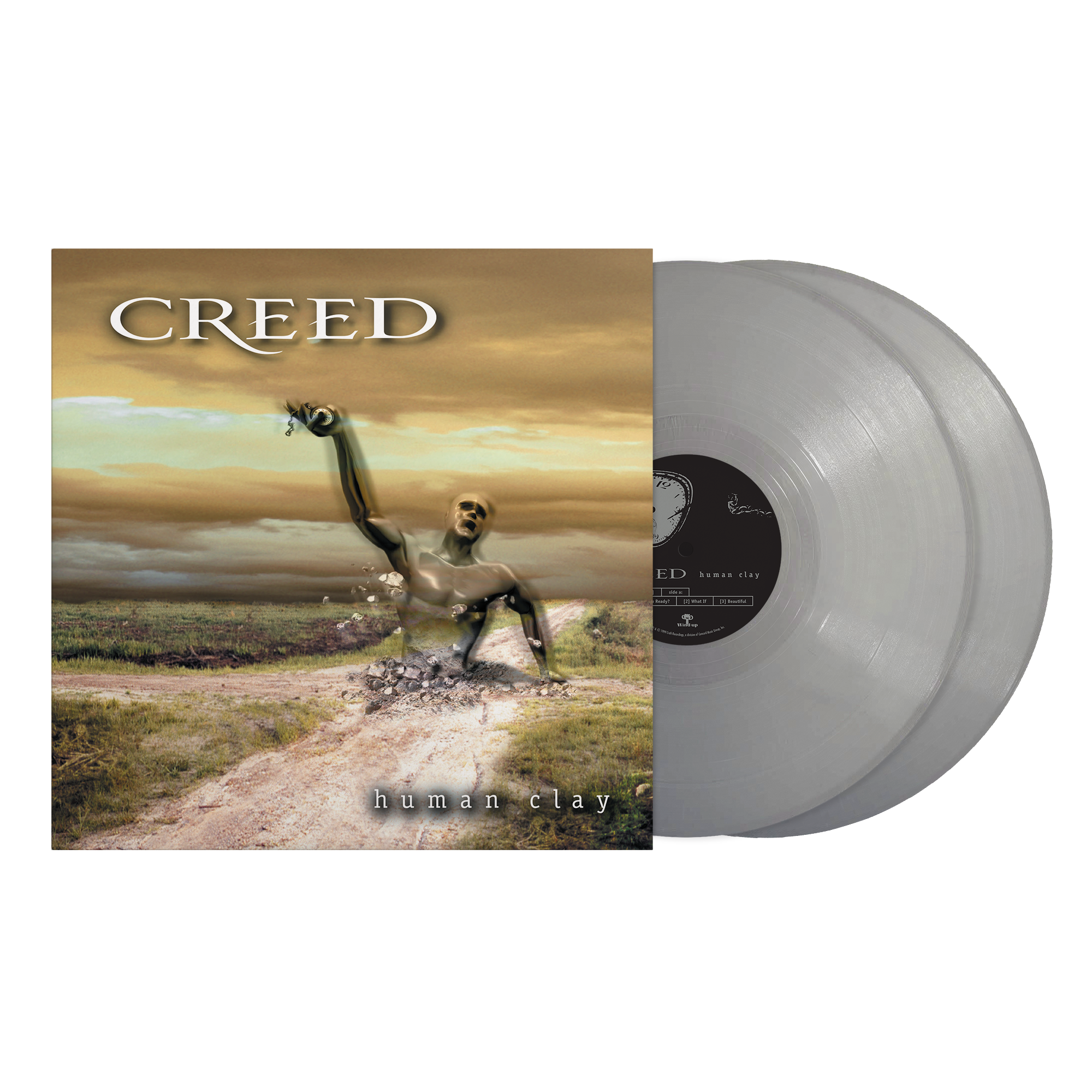 CREED ‘HUMAN CLAY’ 25TH ANNIVERSARY 2LP (Limited Edition – Only 500 Made, Opaque Gray Vinyl)