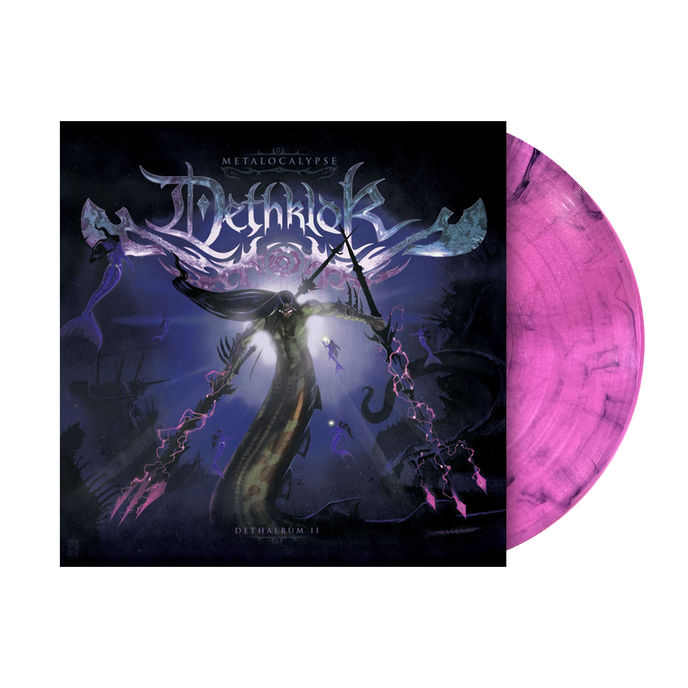 DETHKLOK ‘DETHALBUM II’ LP (Clear Pink w/ Black Smoke Vinyl)