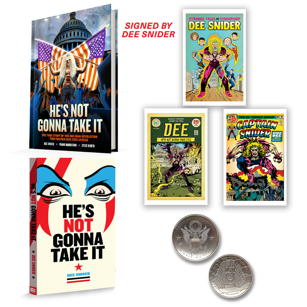 DEE SNIDER: HE'S NOT GONNA TAKE IT GRAPHIC NOVEL - SIGNED DELUXE BUNDLE