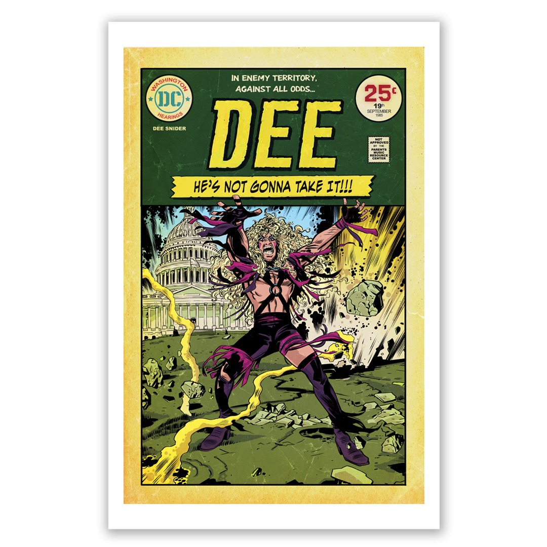 DEE SNIDER: HE'S NOT GONNA TAKE IT GRAPHIC NOVEL - SIGNED DELUXE BUNDLE