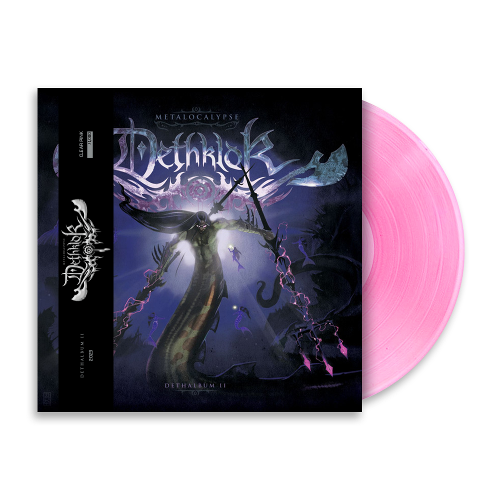 DETHKLOK 'DETHALBUM II' CLEAR PINK LP + DETHKLOK x REVOLVER SPECIAL COLLECTOR'S EDITION