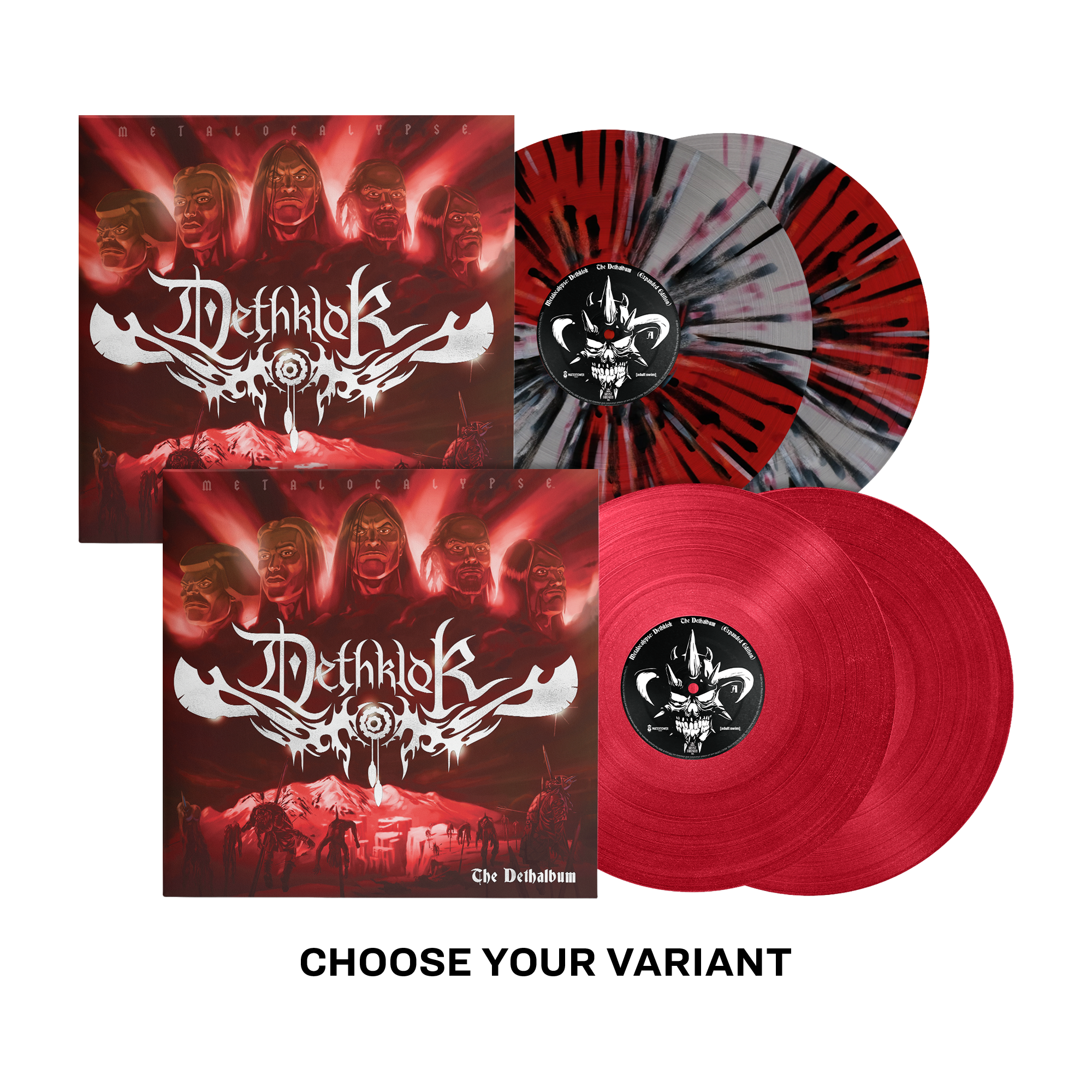 DETHKLOK ‘THE DETHALBUM’ 2LP (Exclusive – Various Color Vinyl)