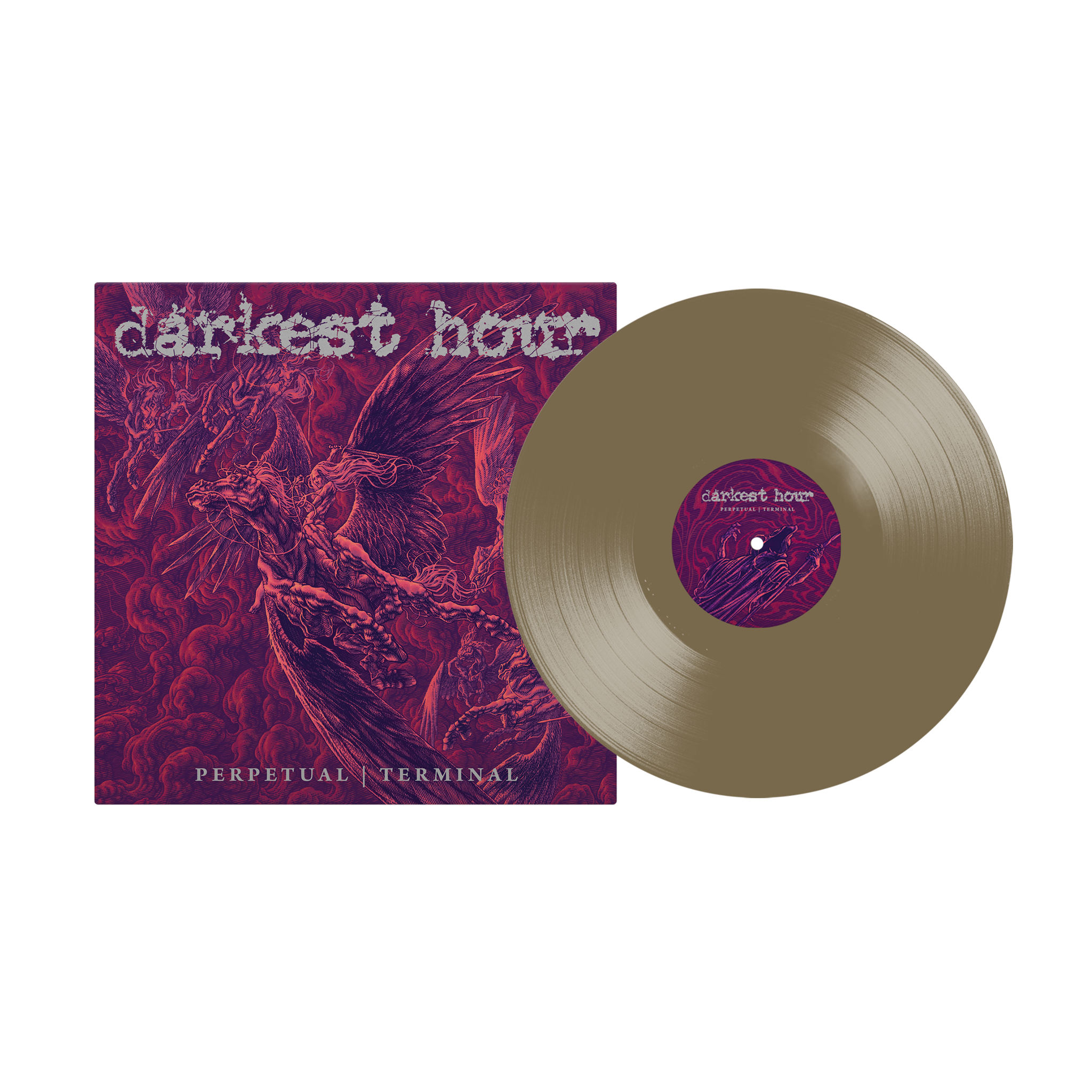 DARKEST HOUR 'PERPETUAL TERMINAL' LP (Gold Nugget Vinyl)