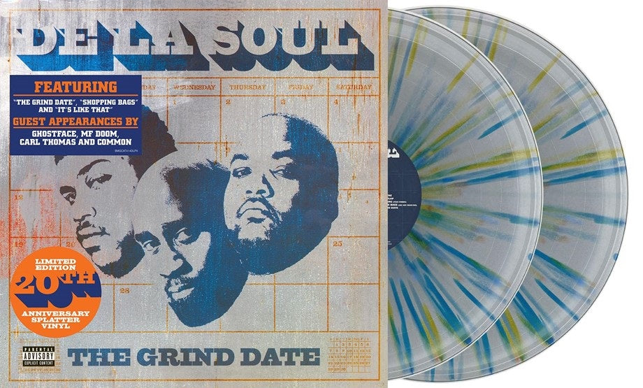 DE LA SOUL 'THE GRIND DATE' 2LP (20th Anniversary Edition, Splatter Vinyl)