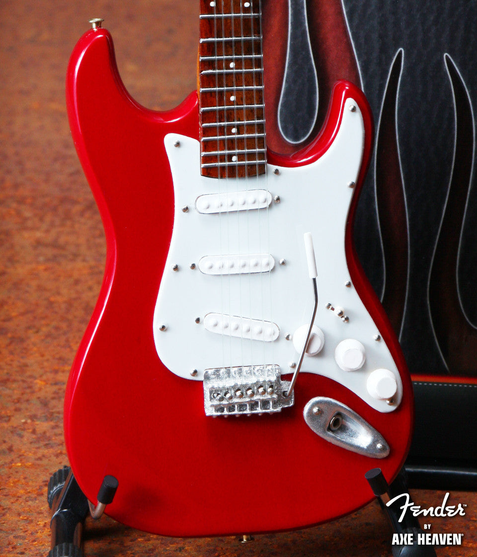 FENDER™ STRAT™ RED - OFFICIALLY LICENSED MINIATURE GUITAR REPLICA
