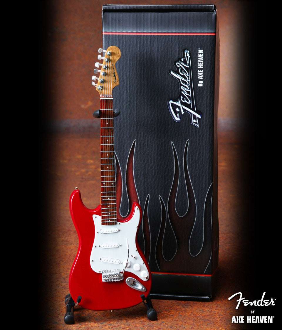 FENDER™ STRAT™ RED - OFFICIALLY LICENSED MINIATURE GUITAR REPLICA