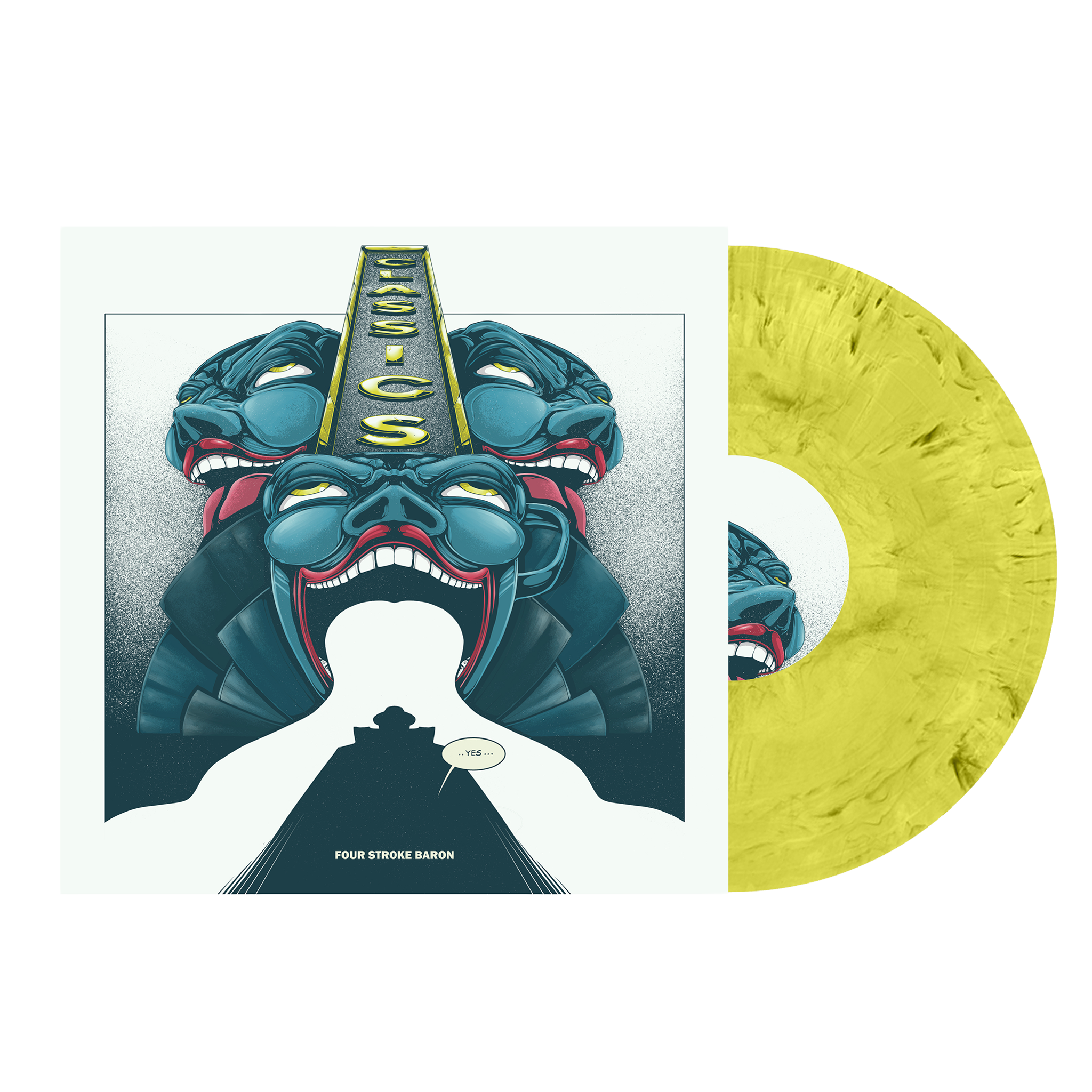 FOUR STROKE BARON 'CLASSICS' LP (Yellow Marbled Vinyl)
