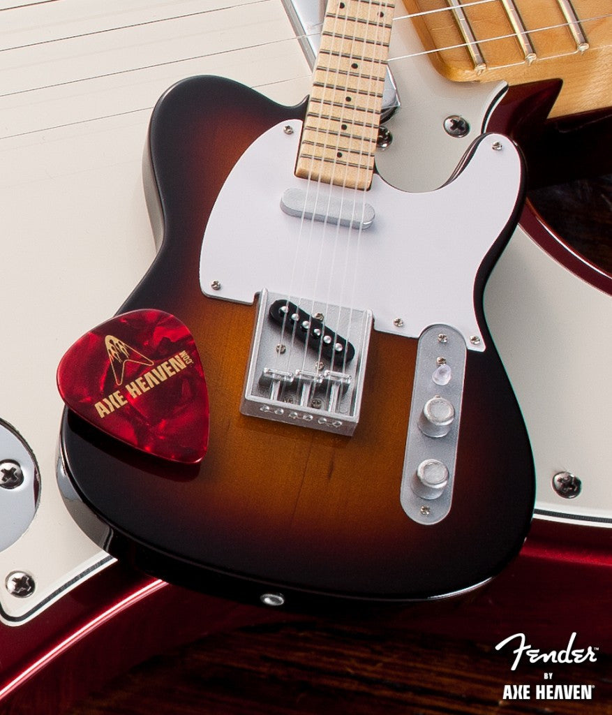 FENDER™ SUNBURST TELECASTER™ CLASSIC MINIATURE GUITAR REPLICA - OFFICIALLY LICENSED