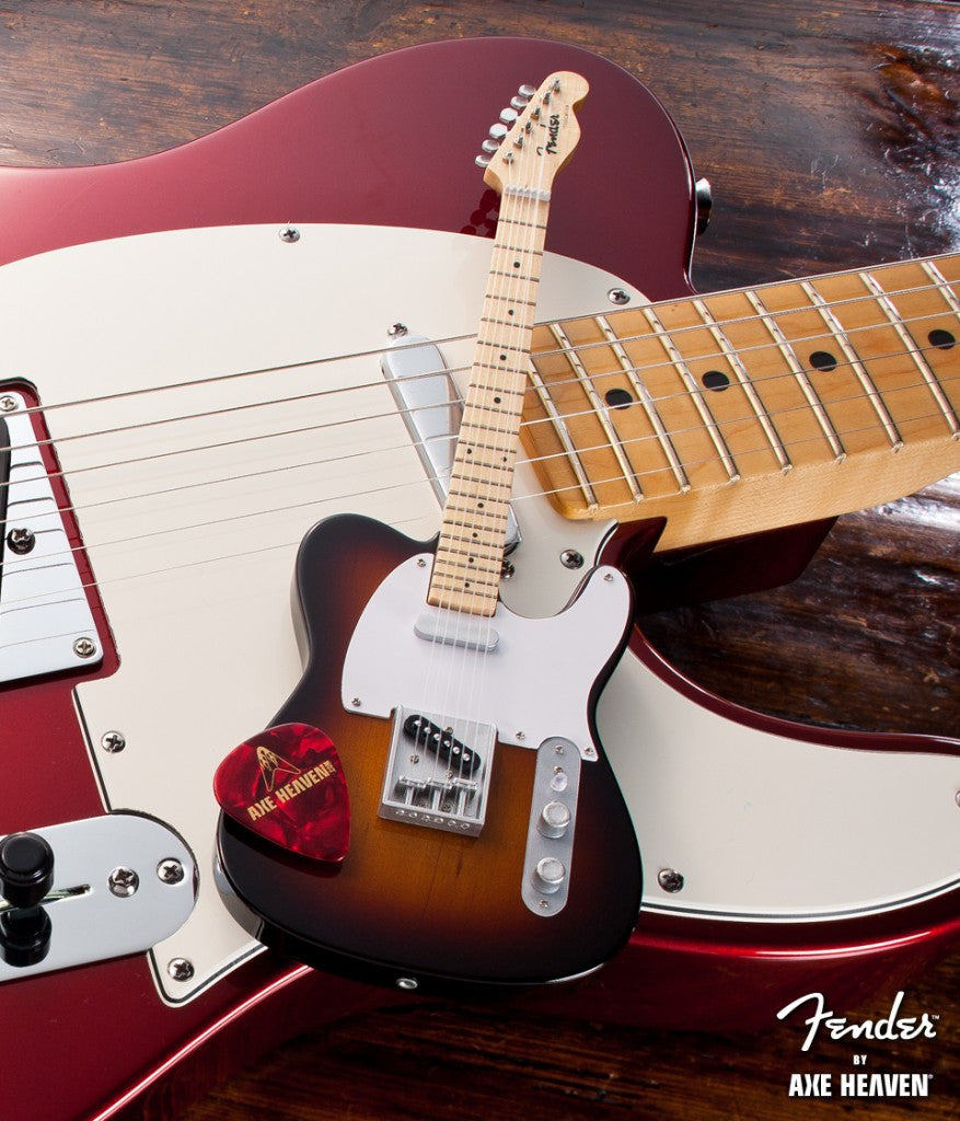 FENDER™ SUNBURST TELECASTER™ CLASSIC MINIATURE GUITAR REPLICA - OFFICIALLY LICENSED