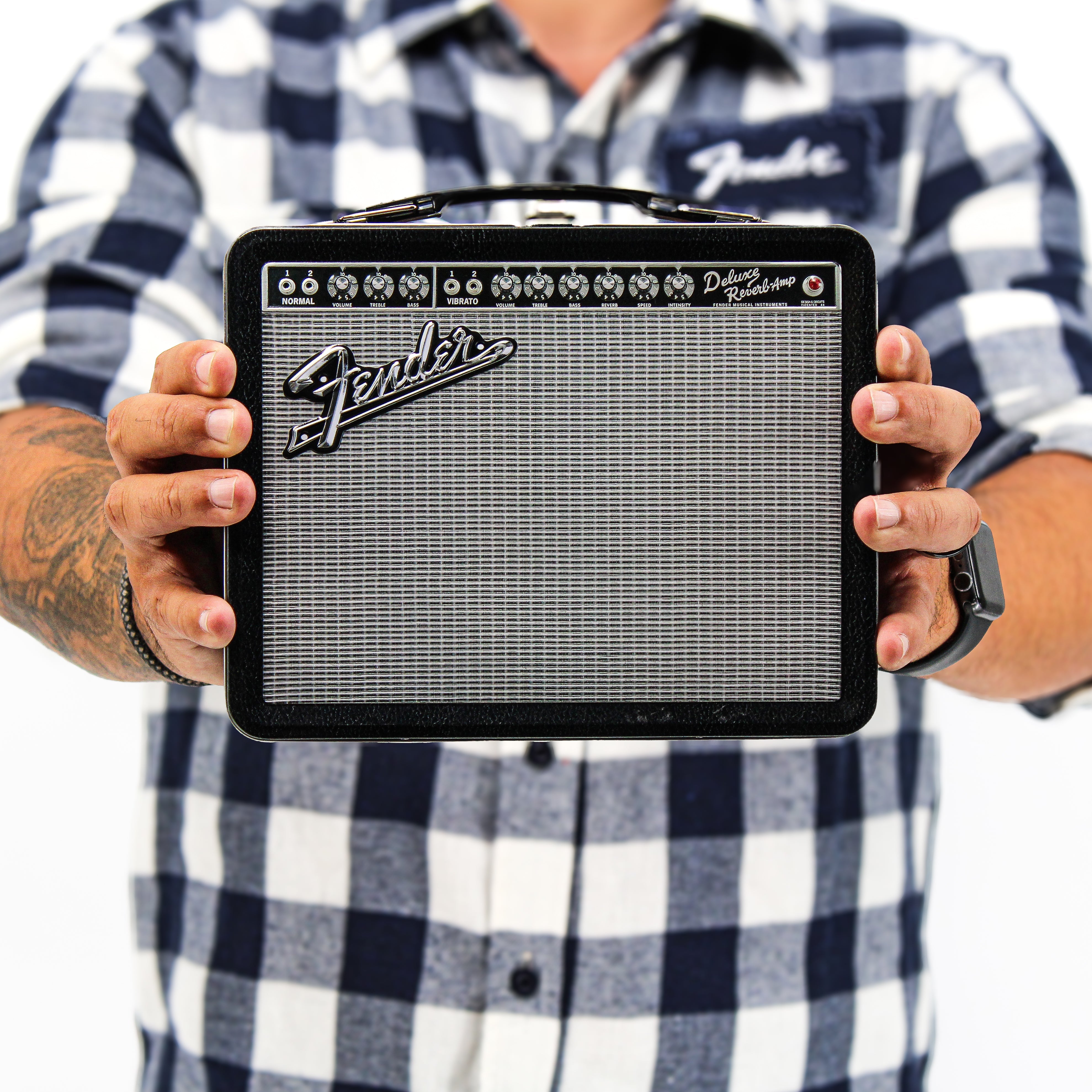 FENDER AMP TIN LUNCH BOX
