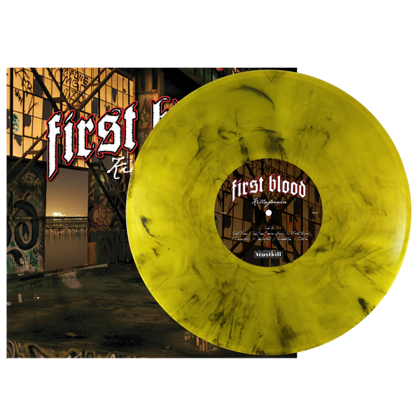 邦楽 Lunatic Blood / Kleio FIRST BLOOD 'KILLAFORNIA' LP (Yellow Marble Vinyl)
