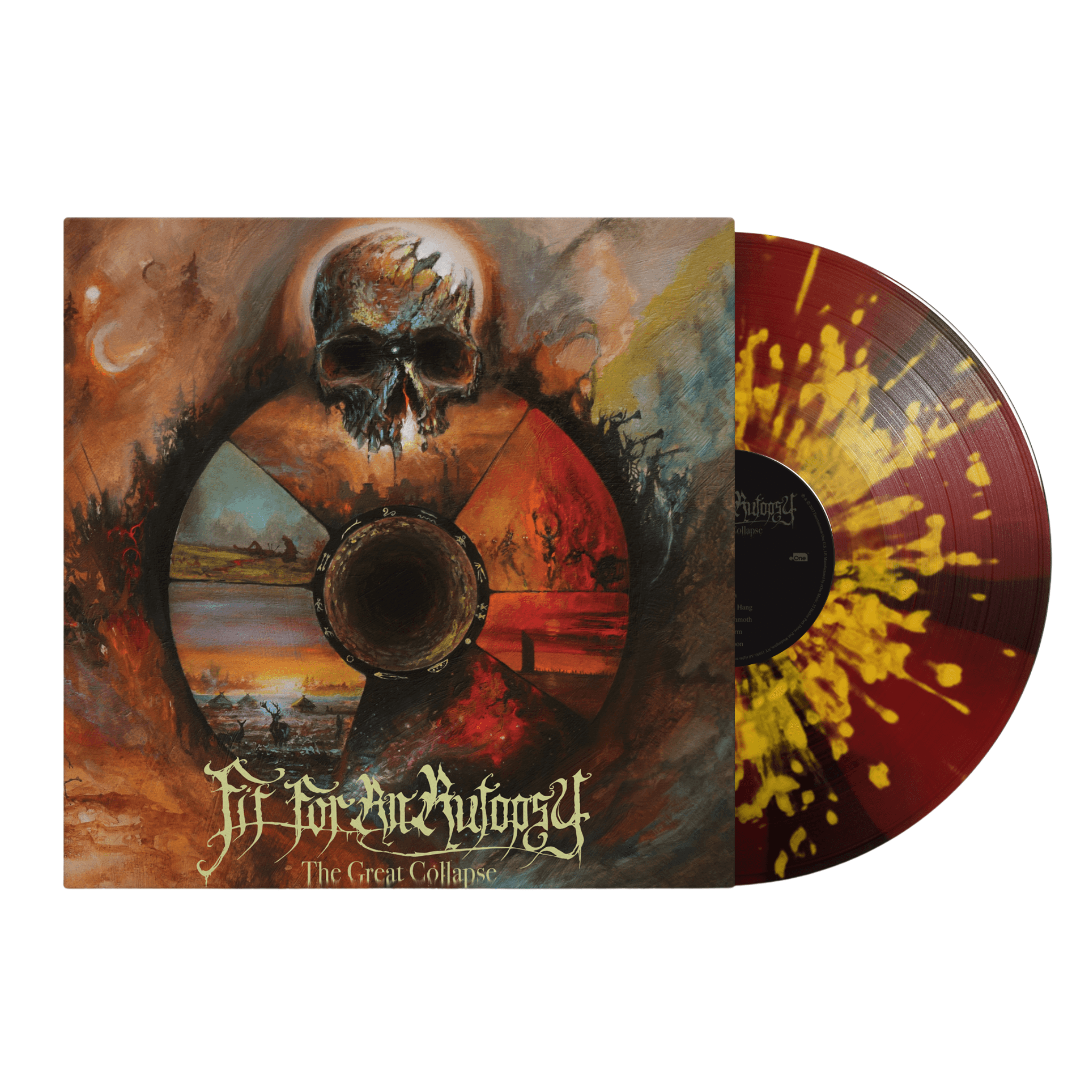 FIT FOR AN AUTOPSY 'THE GREAT COLLAPSE' LP (Pinwheel Splatter Vinyl)